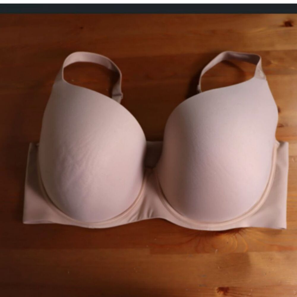 Aerie Smoothez Underwire Plunge Bra Nude Tan 40DD Adjustable Straps